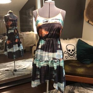 Multi-colored ”Tye-Dye” Summer Sun Dress